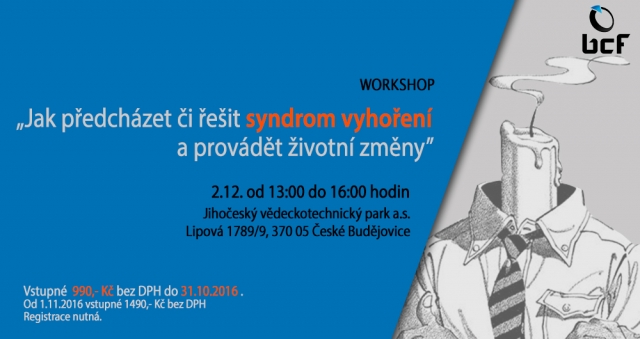 BCF Health tuning workshop syndrom vyhoření 